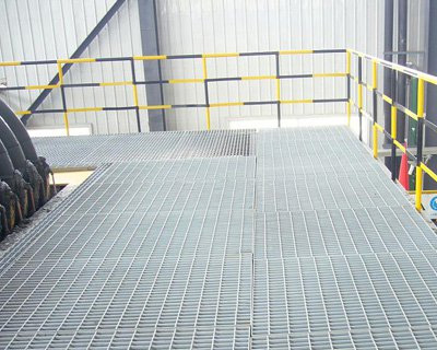 Platform steel grating